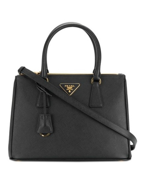 Prada Galleria Medium Handbag New Black Saffiano Leather Shoulder Bag