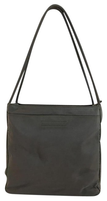 Prada Gray Nylon Shoulder Bag