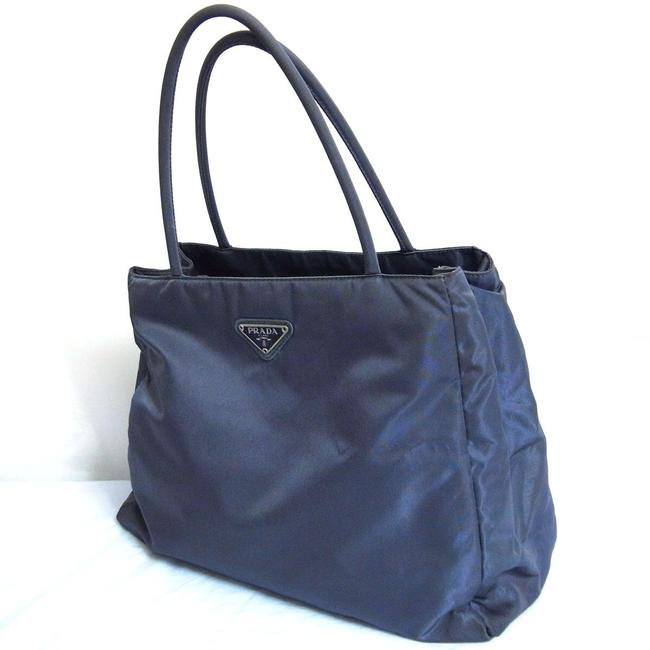 Prada Grey Nylon Shoulder Bag