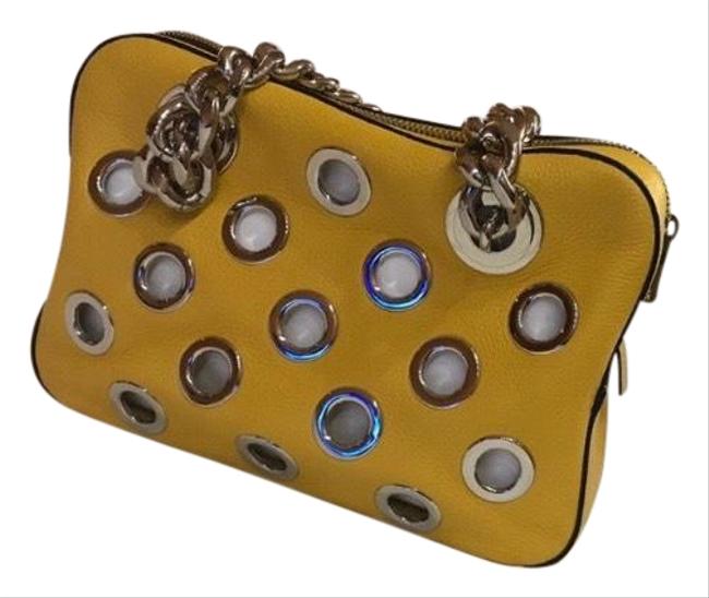 Prada Grommet Chain Shoulder Bag