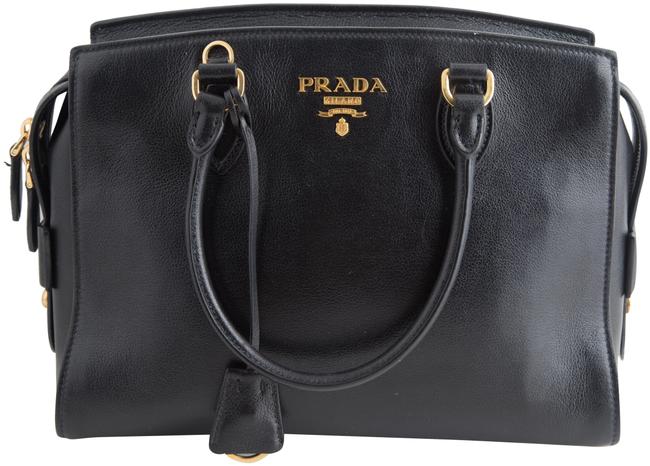 Prada Handbag Black Leather Shoulder Bag