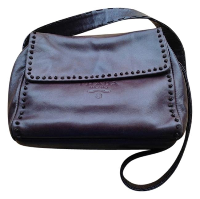 Prada Handbag Dust Leather Shoulder Bag