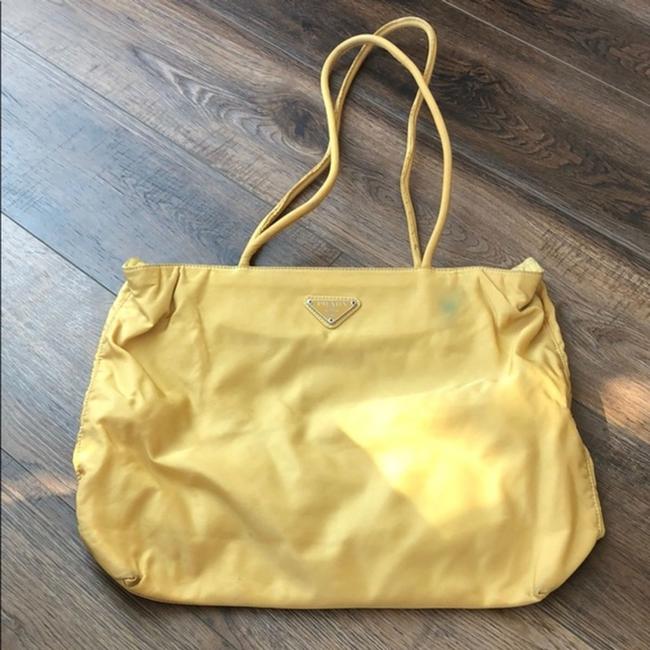 Prada Handbag Yellow Shoulder Bag
