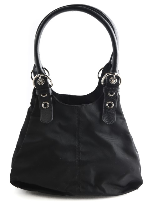 Prada Hobo Tessuto Black Nylon Shoulder Bag