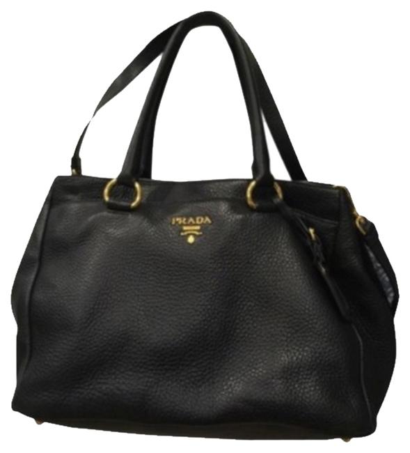Prada Large Daino Leather Shoulder Bag