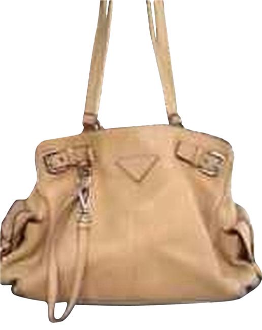 Prada Large Stylish Beige Shoulder Bag