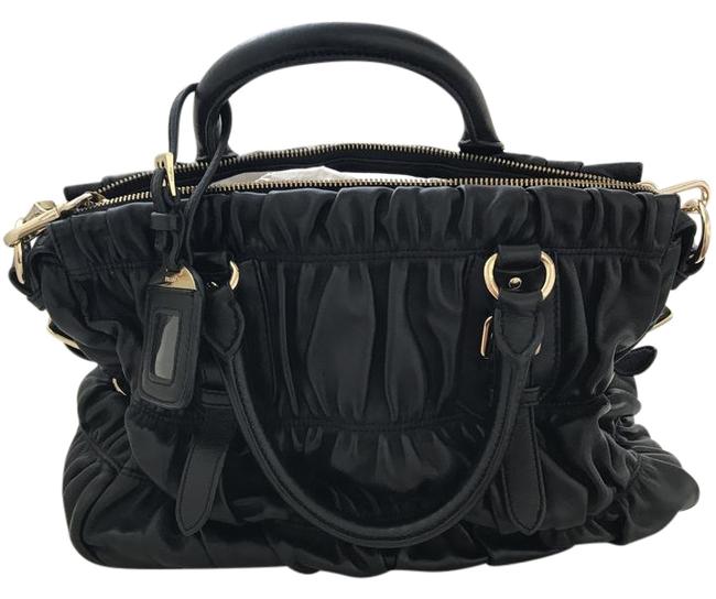 Prada Leather Black Shoulder Bag