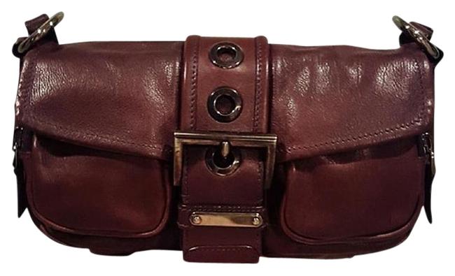 Prada Clutch Leather Shoulder Bag