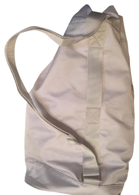 Prada Luna Gray Polyester Shoulder Bag