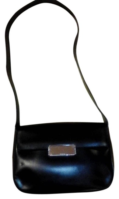 Prada Milano Black Leather Shoulder Bag