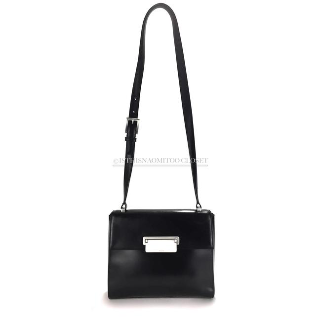 Prada Milano Made In Italy Cross body Black Leather Shoulder Bag