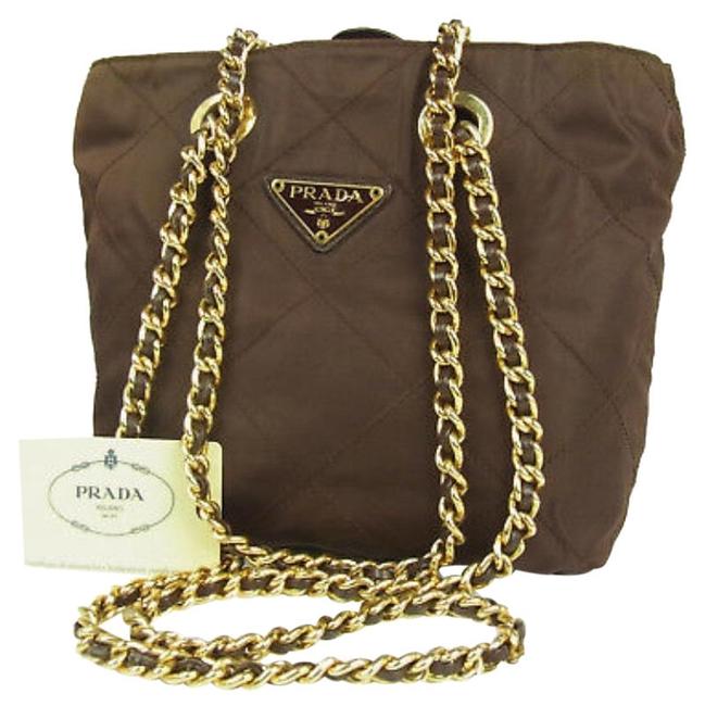 Prada Milano Tessuto Chain Shoulder Bag