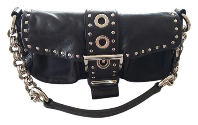 Prada Mini Chain Black Shoulder Bag