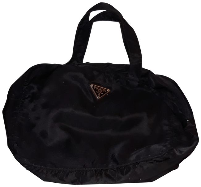 Prada Mini Handbag Black Nylon Shoulder Bag