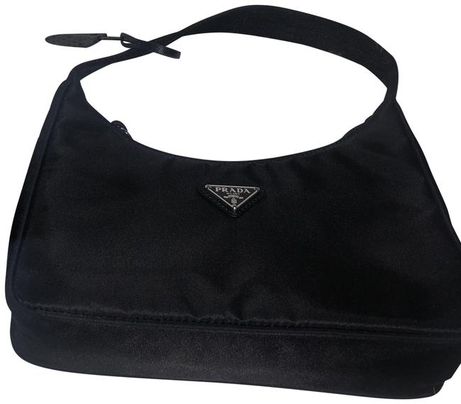 Prada Mini Re edition Black Nylon Shoulder Bag