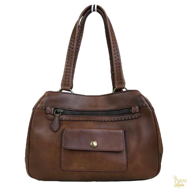 Prada Multi pocket Womens Purse Sale Brown Leather Shoulder Bag