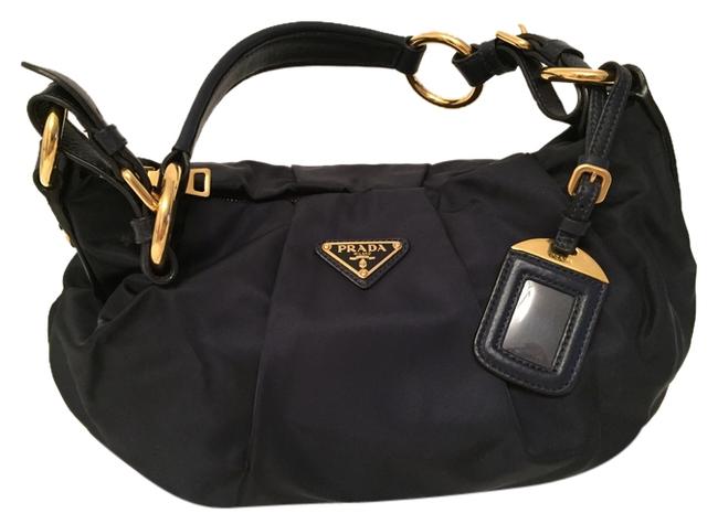 Prada Navy Blue Shoulder Bag