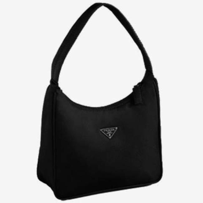 Prada Necessaire Tessuto Sport Black Nylon Shoulder Bag