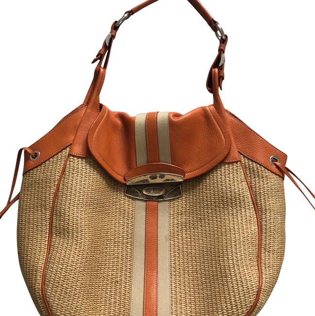 Prada Nude Lambskin Leather Shoulder Bag