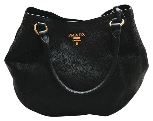 Prada Nwot B2343m Daino Convertible Satchel Nero Black Shoulder Bag