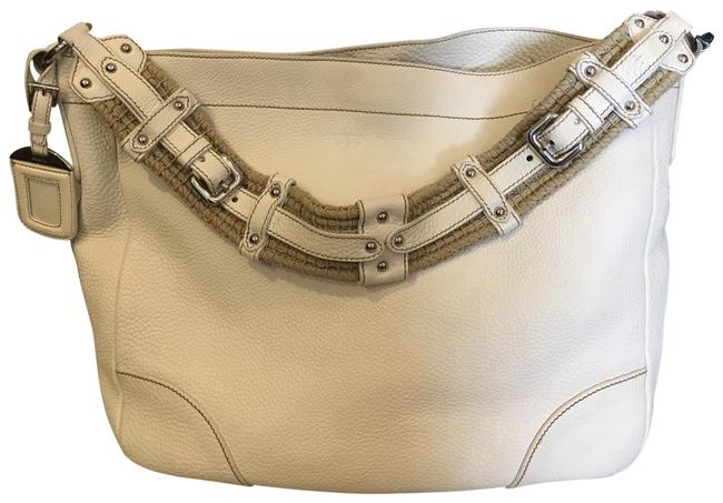 Prada Off White Shoulder Bag