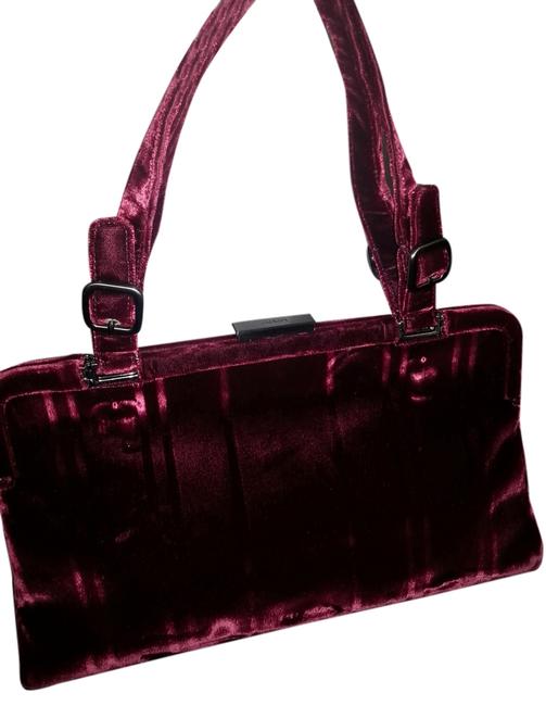 Prada Party Hand Red Velours Shoulder Bag