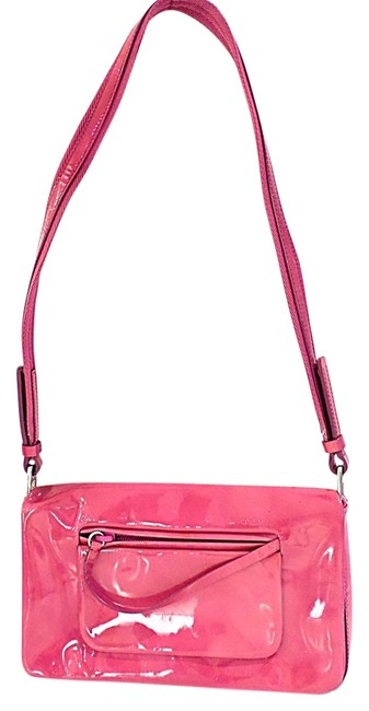 Prada Patent Pink Leather Shoulder Bag