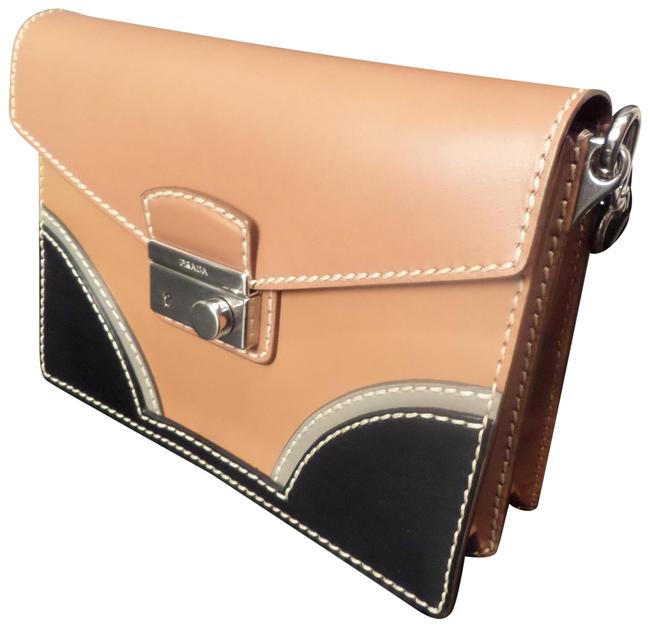 Prada Pattina Br5138 Leather Shoulder Bag