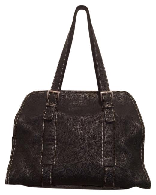 Prada Pebbled Leather Black Shoulder Bag