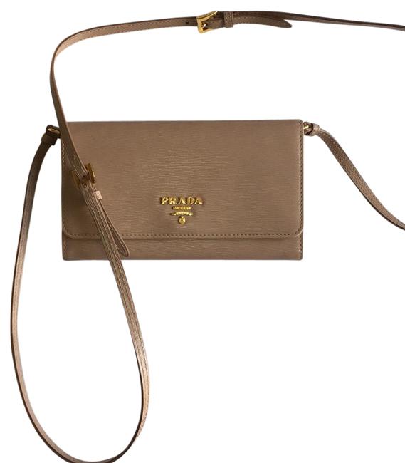 Prada Pink Leather Shoulder Bag