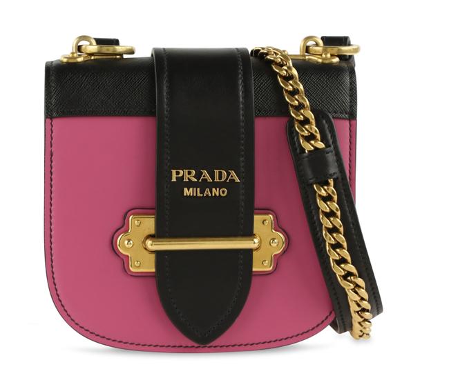Prada Pionniere Pink Leather Shoulder Bag