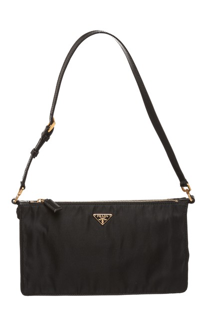 Prada Pochette Black Nylon Shoulder Bag