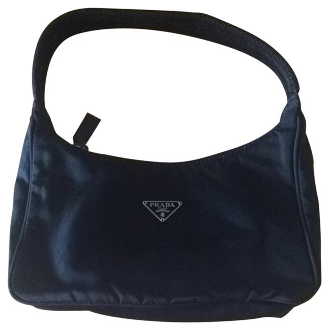 Prada Pouchette Black Nylon Shoulder Bag