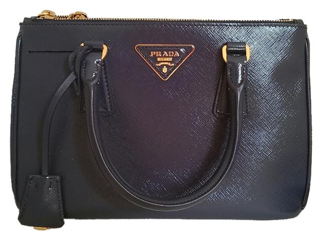 Prada Purple Leather Shoulder Bag
