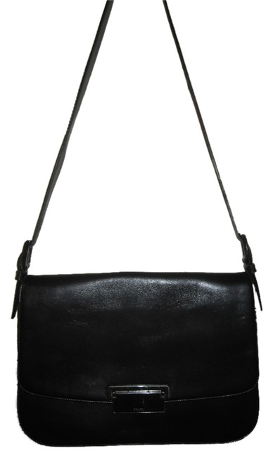 Prada Purse Black Leather Shoulder Bag
