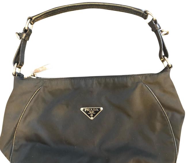 Prada Purse Black Nylon Shoulder Bag