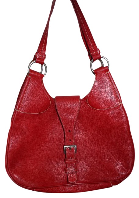 Prada Purse Red Leather Shoulder Bag