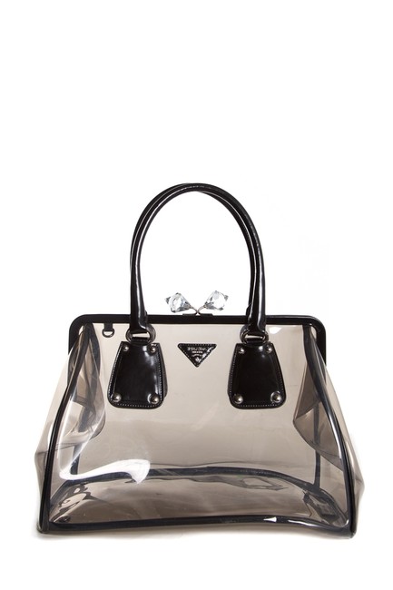 Prada Pvc Frame Clear Shoulder Bag