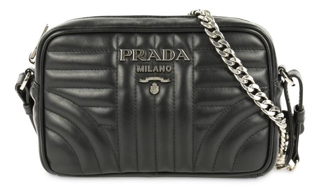 Prada Quilted Black Leather Shoulder Bag