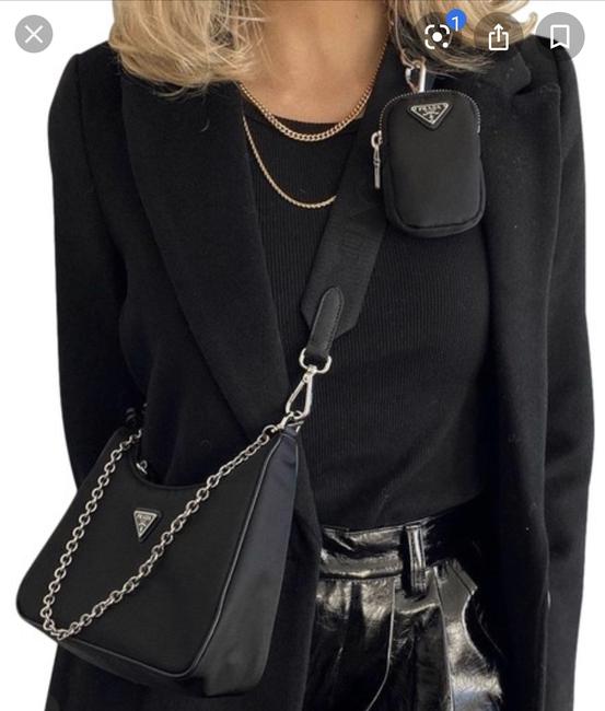 Prada Re edition 2000 Black Nylon Shoulder Bag