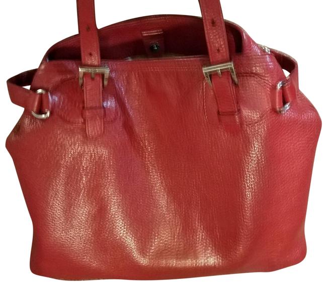Prada Red Leather Shoulder Bag