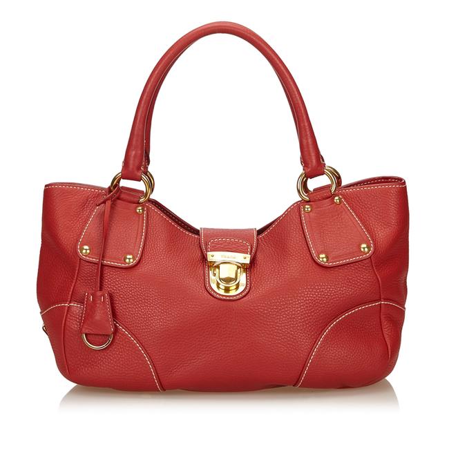 Prada Red Leather X Others Shoulder Bag