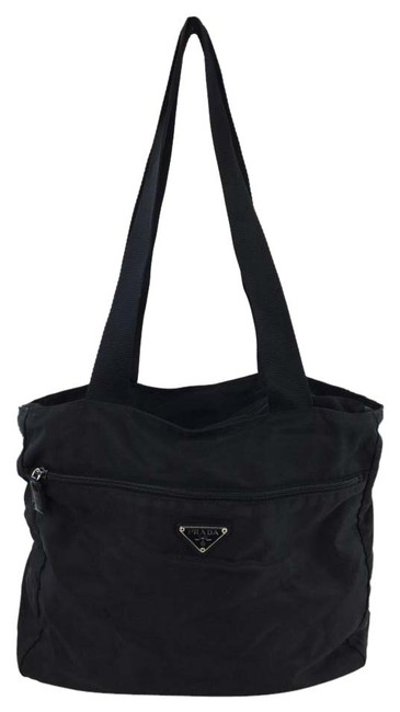 Prada Rephotograph Black Nylon Shoulder Bag