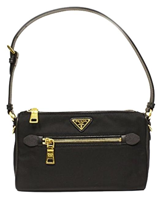 Prada Sacca Sottospalla Black Tessuto Nylon Shoulder Bag