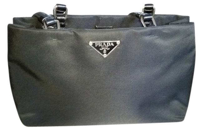 Prada Sale Tessuto Basic Black Nylon Shoulder Bag