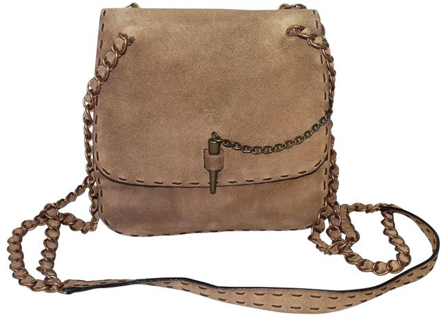 Prada Scamosciato Coloniale Suede Leather Shoulder Bag