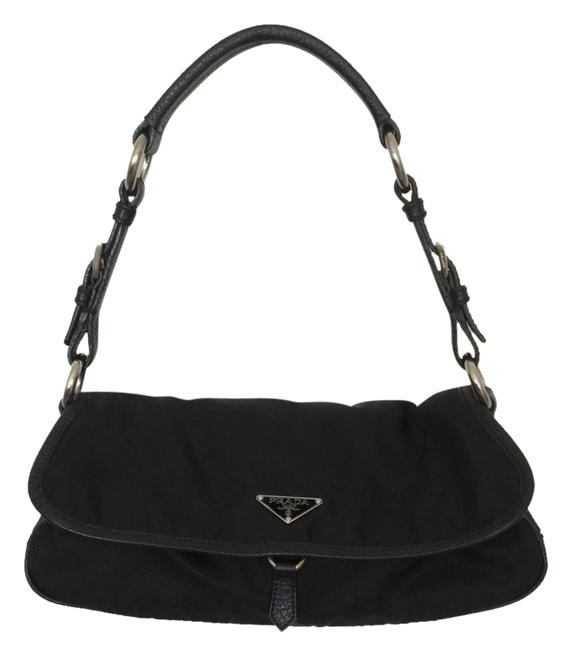 Prada Semitracolla Black Shoulder Bag