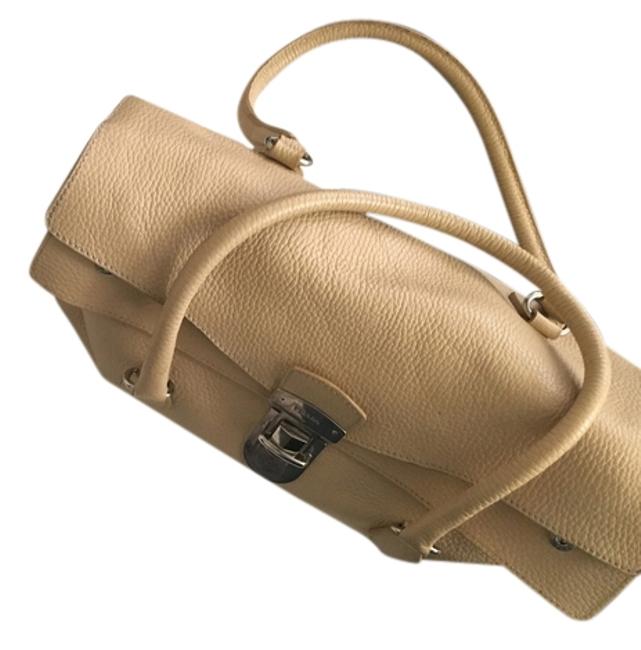 Prada Semitracolla In Pelle Cervo Br1254 Naturale Lether Shoulder Bag