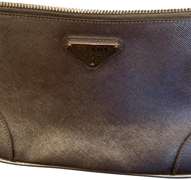 Prada Silver Shoulder Bag