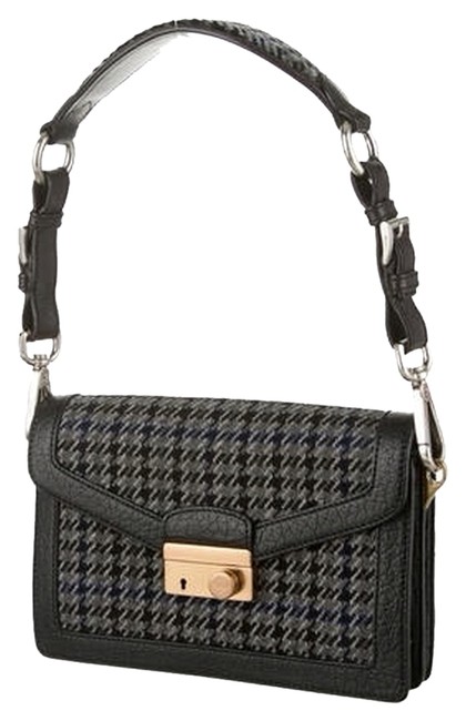 Prada Sound Black Leather Shoulder Bag